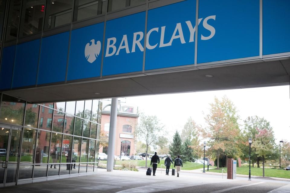 A 2021 file photo of Barclays Bank Delaware.