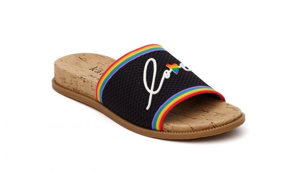 Kate Spade Celebrates Pride Month With Rainbow Slides, Stripes, & More