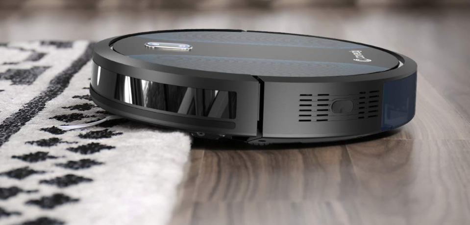 The Coredy robot vacuum cleaner can even navigate carpet. (Photo: Amazon)