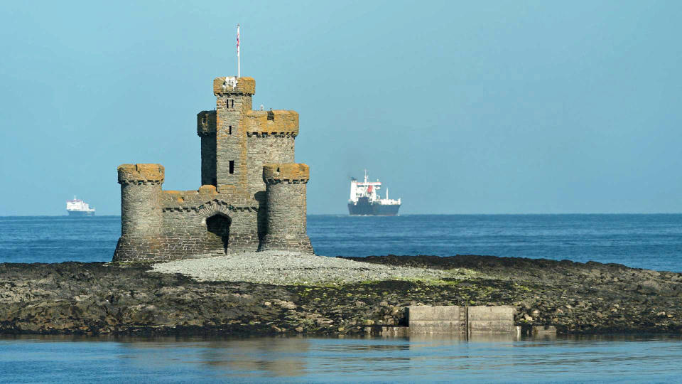 The Isle of Man is also home to sheep and the ruins of medieval castles. / Credit: 60 Minutes