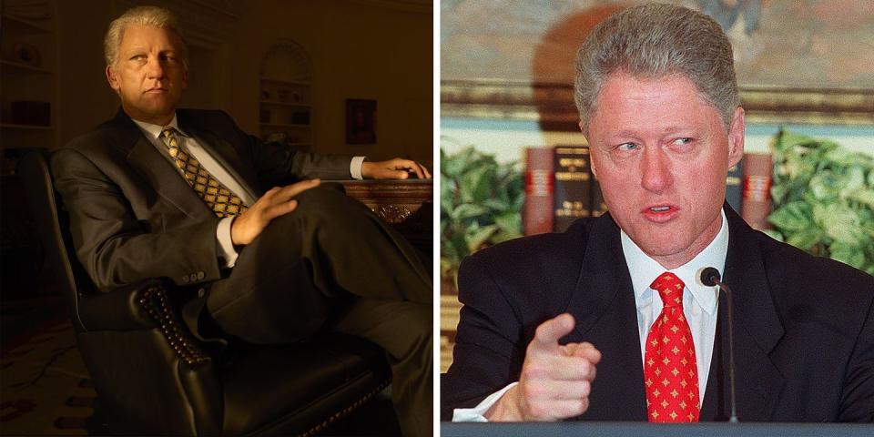 Clive Owen as President Bill Clinton