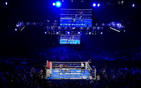 A general view during the WBC Silver Middleweight Championship title fight between Martin Murray and Hassam N'Dam - Credit: Getty Images