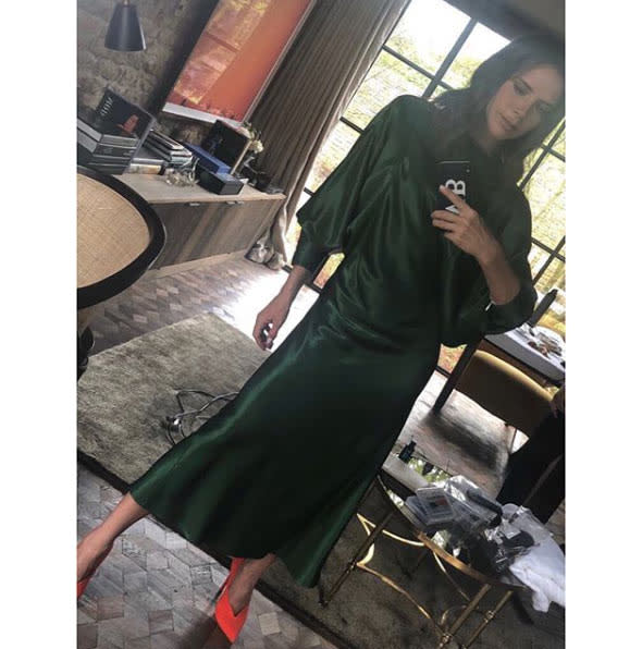 victoria david beckham house living room selfie z