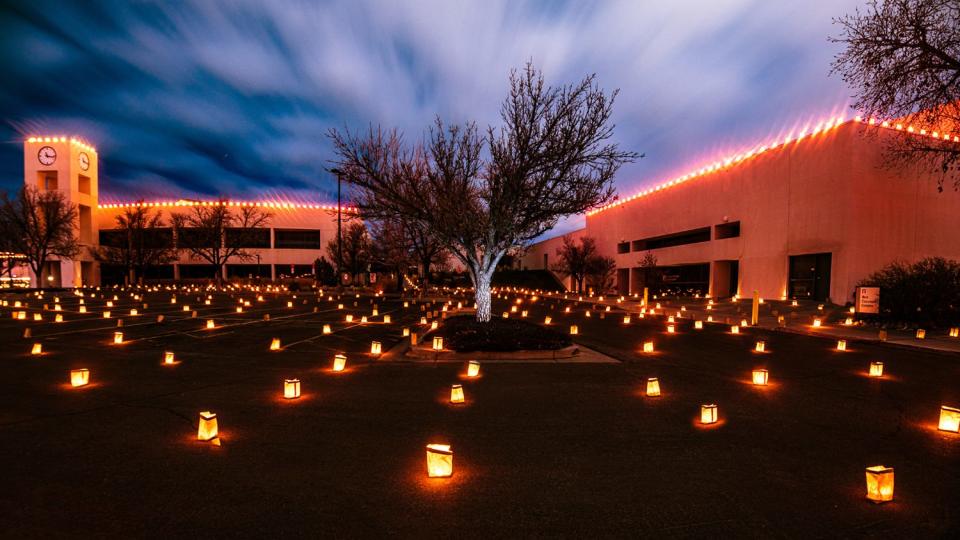 Visitors to the San Juan College campus on Saturday will have the option of walking or driving through the school's annual luminarias display.
