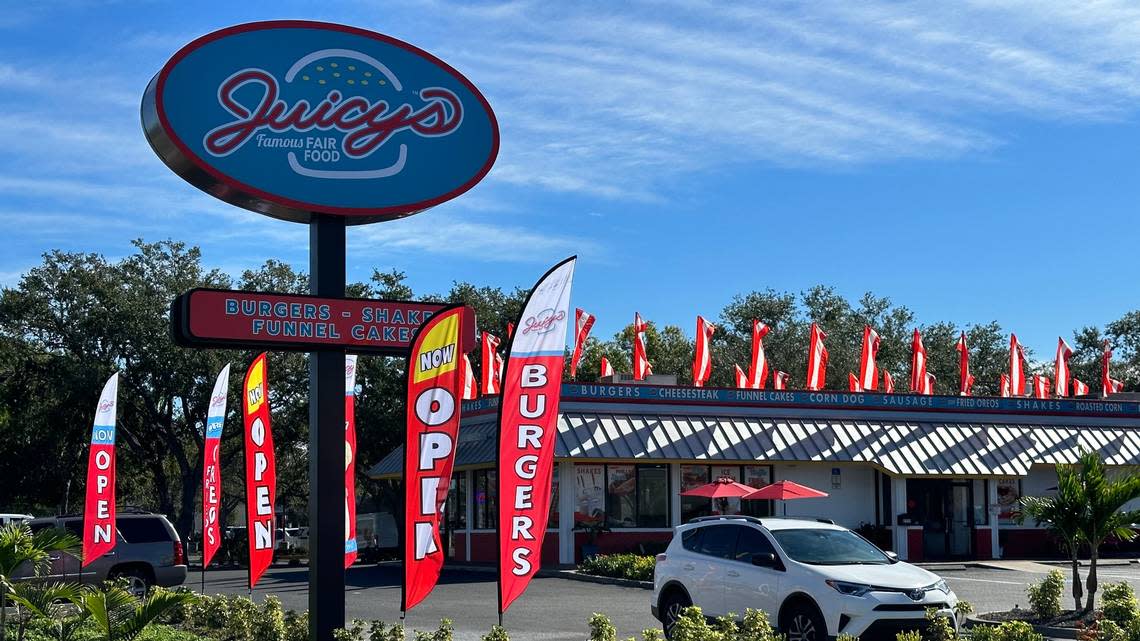 Juicys​ Famous Fair Food opened Nov. 14 at 2319 Cortez Road W., Bradenton, in a former Burger King building. James A. Jones Jr./jajones1@bradenton.com