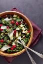 <p>This super festive salad looks like a <a href="https://www.countryliving.com/diy-crafts/how-to/g1056/diy-wreath-ideas/" rel="nofollow noopener" target="_blank" data-ylk="slk:Christmas wreath;elm:context_link;itc:0;sec:content-canvas" class="link ">Christmas wreath</a> in the bowl and tastes like a celebration. </p><p><strong><a href="https://www.countryliving.com/food-drinks/a37909935/kale-salad-pickled-cranberries-recipe/" rel="nofollow noopener" target="_blank" data-ylk="slk:Get the recipe for Kale Salad with Pickled Cranberries and Crispy Quinoa;elm:context_link;itc:0;sec:content-canvas" class="link ">Get the recipe for Kale Salad with Pickled Cranberries and Crispy Quinoa</a>.</strong></p>