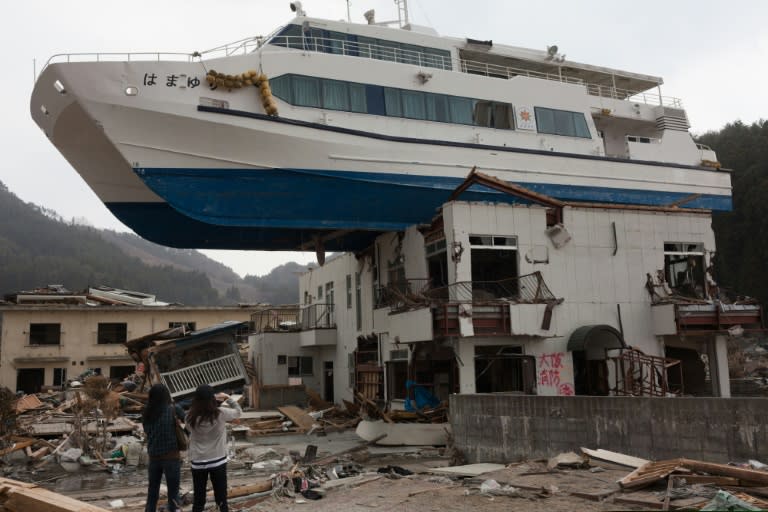 The aftermath of the devastating 2011 tsunami in Japan's Iwate prefecture