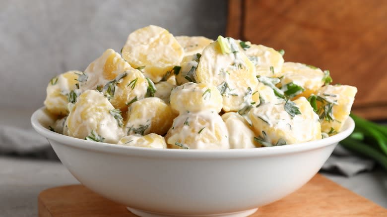 Deviled eggs are the key to traditional potato salad