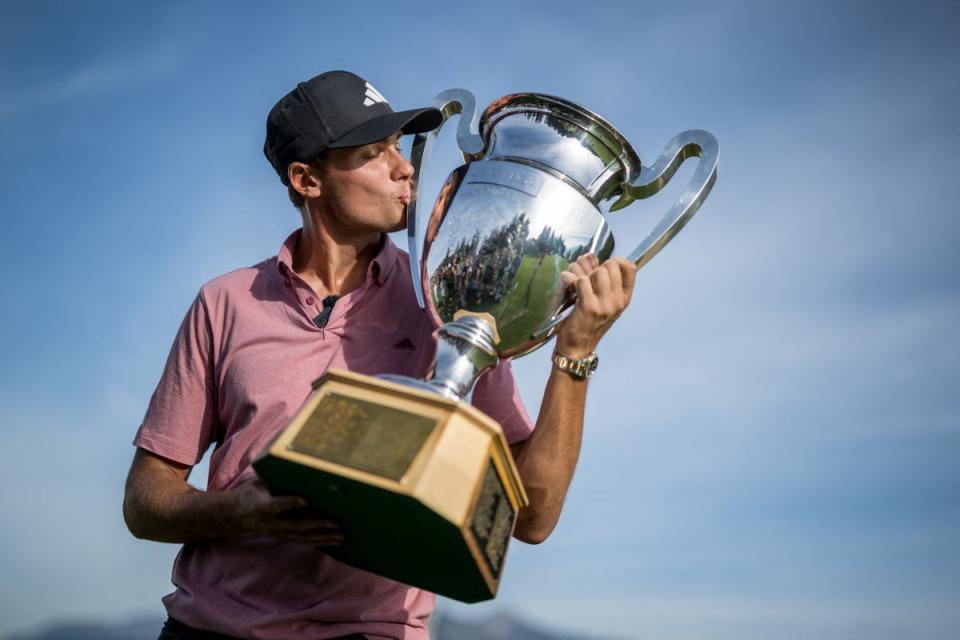 Aberg, who only turned pro in June, is tipped for success as one of Luke Donald’s captain’s picks (Getty Images)