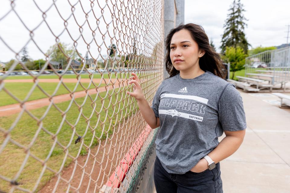 Aaliyah Rivas played softball at the University of Nevada, Reno, but stopped playing amid injuries and transferred to the University of California, Berkeley.