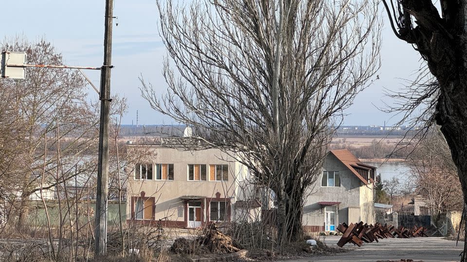 Across the river, within line of sight, are Russian soldiers who launch near-constant shelling on to the city of Kherson. - Anna-Maja Rappard/CNN