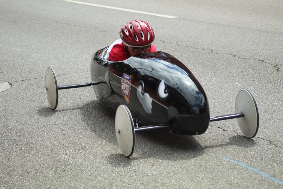 Action from the 2023 North Central Ohio Soap Box Derby.