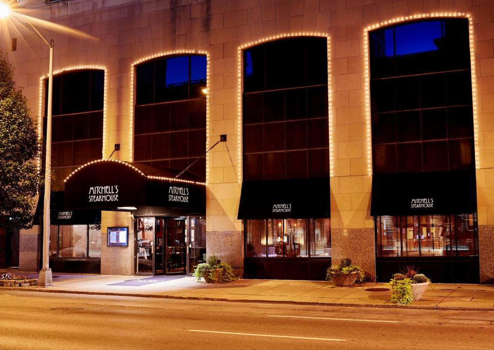 Mitchell's Steakhouse Downtown (pictured) and at Polaris are both open on Christmas Day. The restaurants have holiday menu items that include Beef Wellington and surf-and-turf.