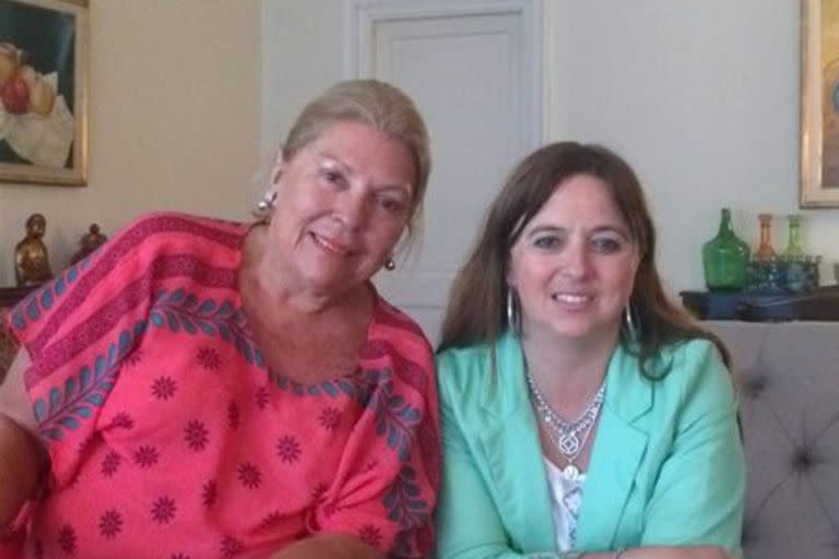 Elisa Carrió y Magdalena Odarda