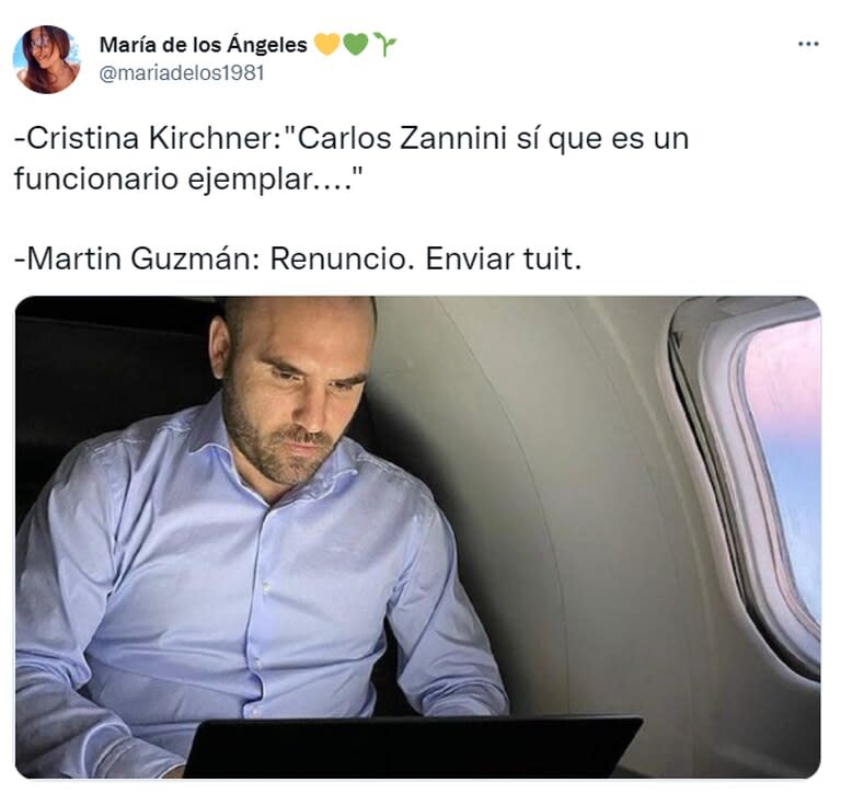 Martín Guzmán renunció y los usuarios reaccionaron con memes