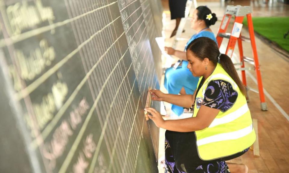 <span>Photograph: Samoa Electoral Commission/AFP/Getty Images</span>