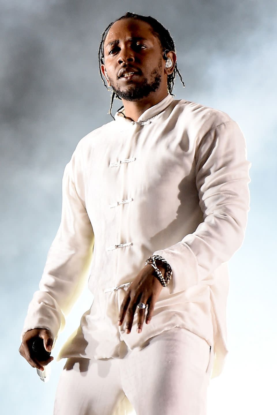 <p>In his 2013 Rapper of the Year profile with <a href="http://www.gq.com/story/kendrick-lamar-men-of-the-year-rapper" rel="nofollow noopener" target="_blank" data-ylk="slk:GQ;elm:context_link;itc:0;sec:content-canvas" class="link "><em>GQ</em></a>, it was revealed that Lamar doesn't drink alcohol or do drugs, despite many of the lyrics in his songs. The rapper grew up in a household of substance abuse and would rather be an advocate for those living in sobriety. </p>