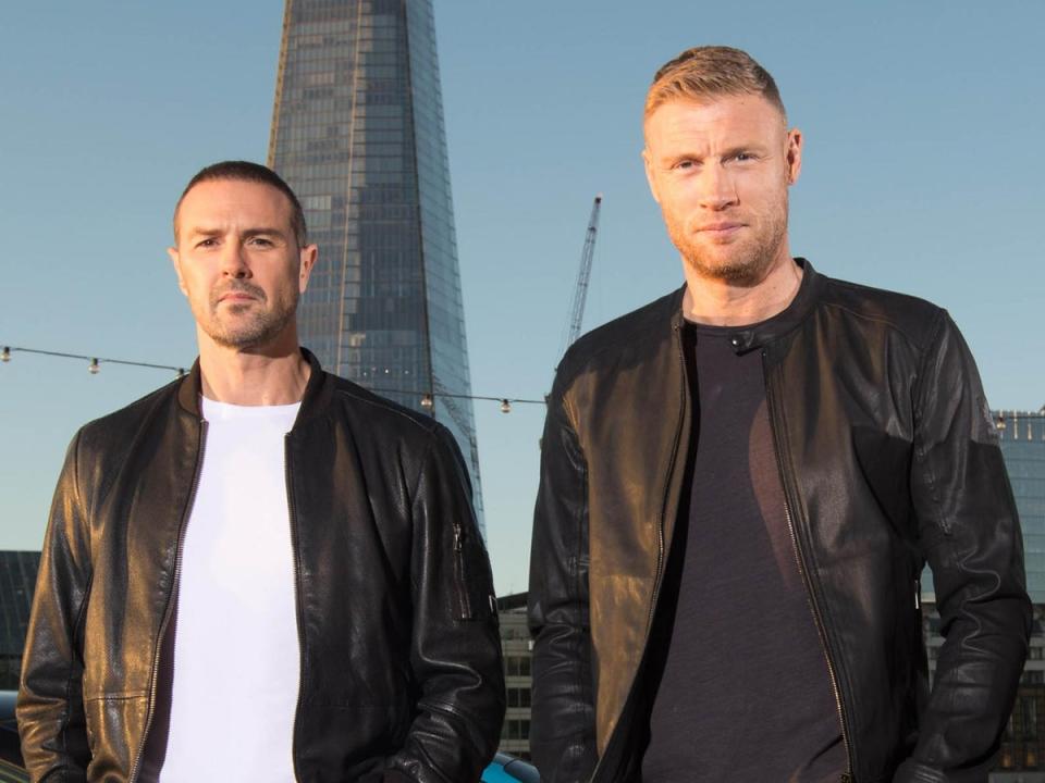 Former England cricket captain Andrew Flintoff (right) and comedian Paddy McGuinness will join the BBC show next year (PA)