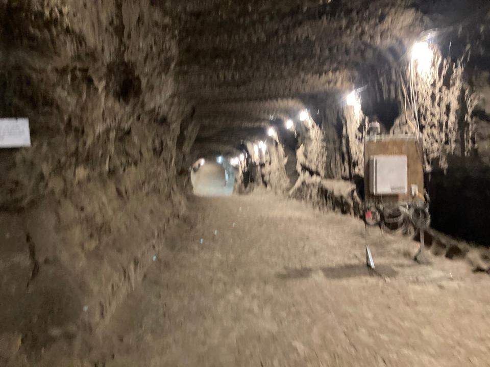 The Army Corps of Engineers conducts research in a tunnel bored into permafrost just North of Fairbanks.