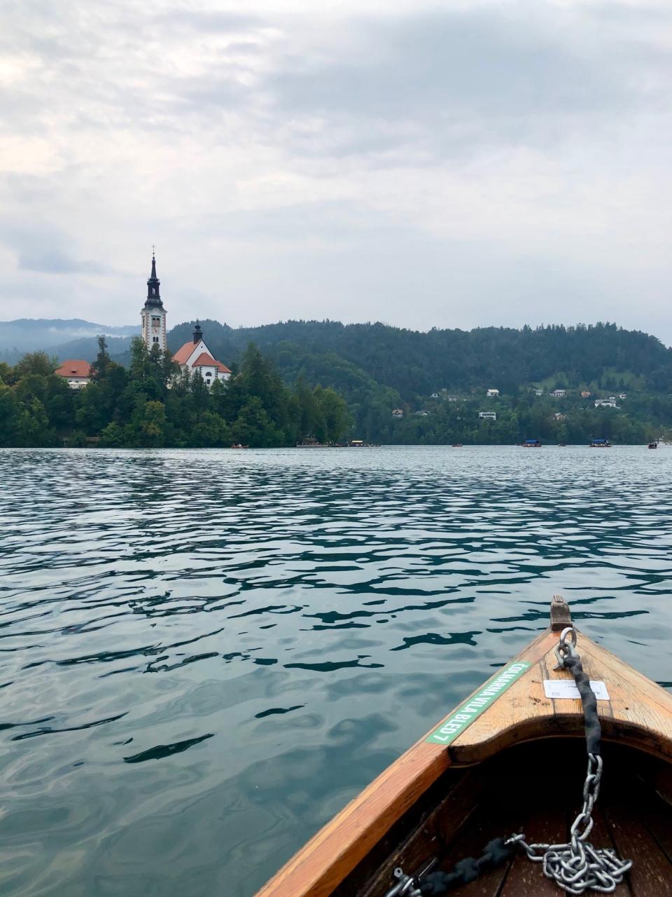 Boat on Lake Bled