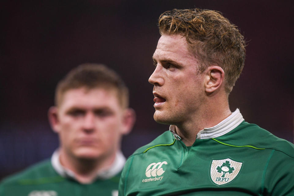 Wales , United Kingdom - 10 March 2017; Jamie Heaslip of Ireland following the RBS Six Nations Rugby Championship match between Wales and Ireland at the Principality Stadium in Cardiff, Wales. (Photo By Stephen McCarthy/Sportsfile via Getty Images)