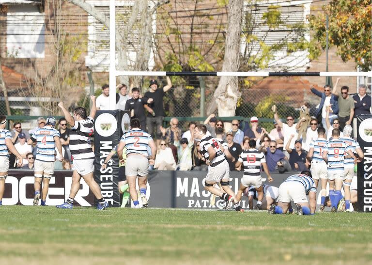 Celebra CASI uno de sus tries contra SIC, en una tarde templada y dulce en su Catedral: la Academia bajó el campeón con un vibrante 39-29 en el Top 12 de URBA.