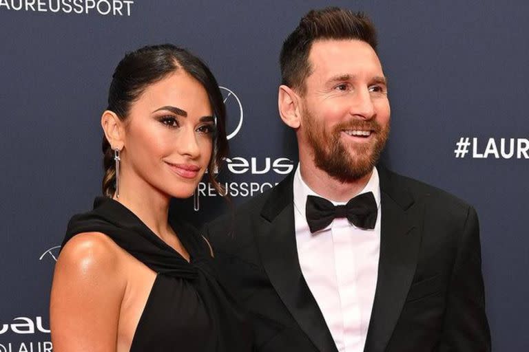 Antonela Roccuzzo y Lionel Messi