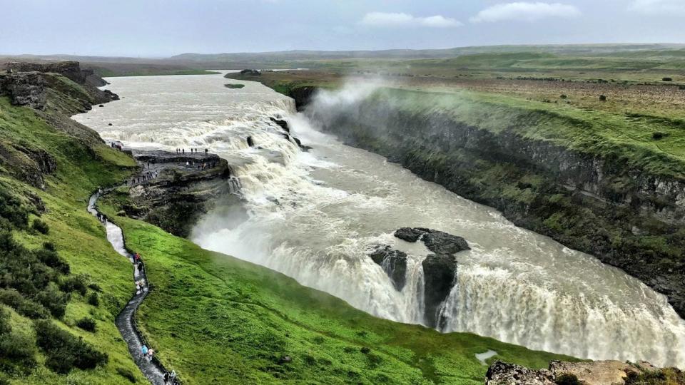 Gullfoss in Iceland.