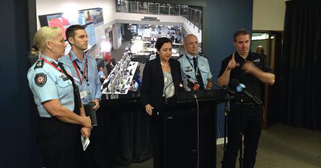 Premier Annastacia Palaszczuk will convene convene the State Disaster Committee at 4pm.