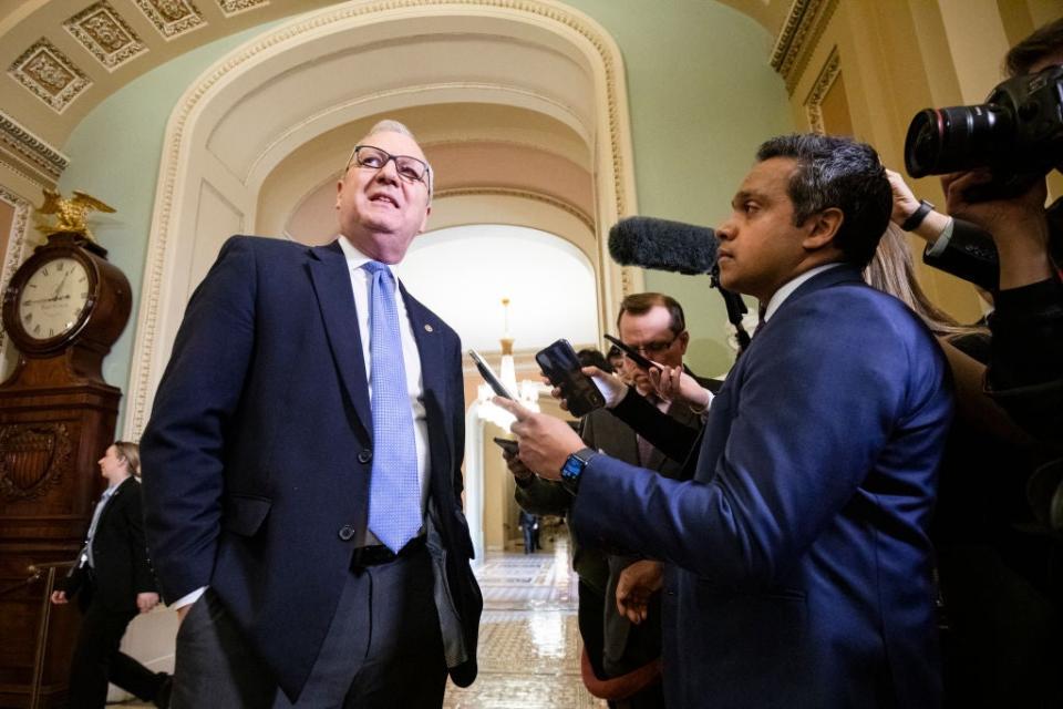 Senator Kevin Cramer, R-N.D., said he didn't think Donald Trump's comments about challenging the 2020 election results were 'overly extreme.' (Getty Images)