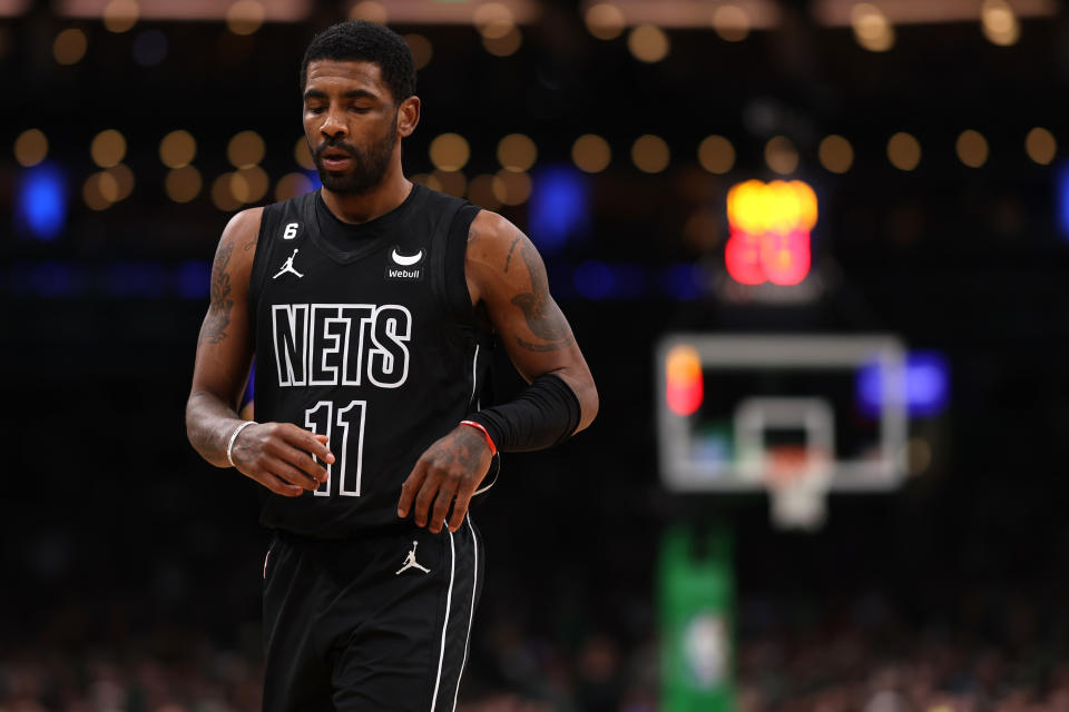 Kyrie Irving has likely played his last game with the Nets. (Photo by Maddie Meyer/Getty Images)
