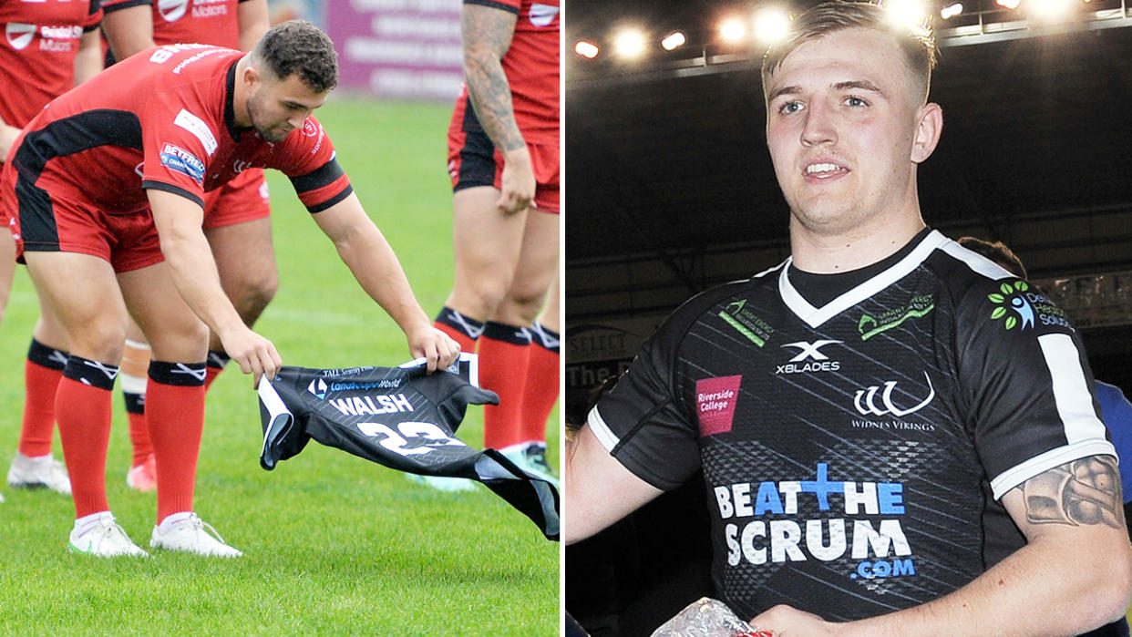 Liam Walsh, pictured here in action for Widnes Vikings.