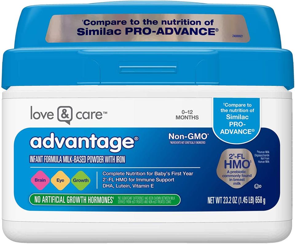 Love & Care Advantage Non-GMO* Infant Formula Milk-Based Powder with Iron