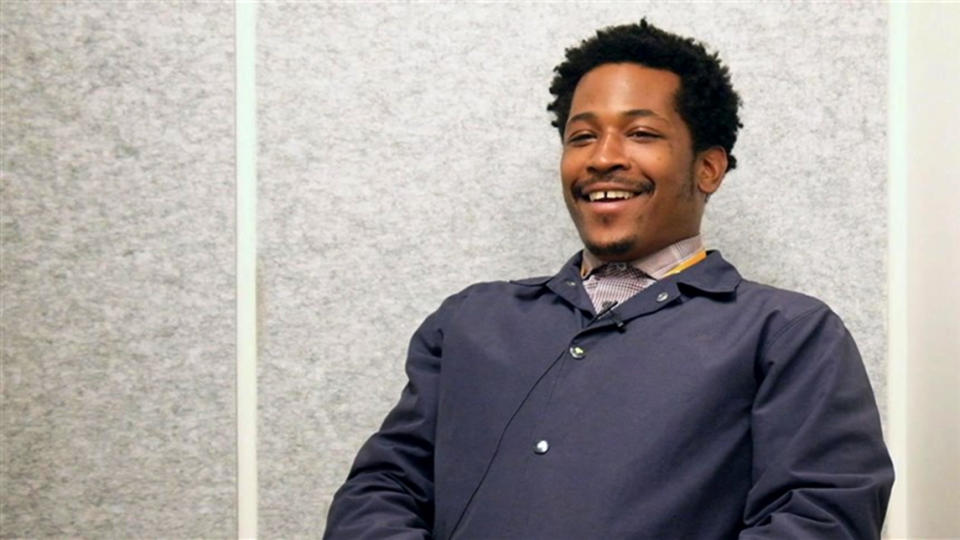 Image: Rayshard Brooks during an interview with Reconnect about his experiences in the criminal justice system last February. (Reconnect)