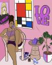 <p>Nyanza is a London-born artist who uses elements of pop art and cartoon to create striking artworks with today's modern woman as her muse. The details in her work will have you deep-diving through her Instagram for hours. </p><p><a class="link " href="https://www.etsy.com/shop/monchicards/" rel="nofollow noopener" target="_blank" data-ylk="slk:SHOP NOW;elm:context_link;itc:0;sec:content-canvas">SHOP NOW </a></p><p><a href="https://www.instagram.com/p/CA3Nw1JpgQX/" rel="nofollow noopener" target="_blank" data-ylk="slk:See the original post on Instagram;elm:context_link;itc:0;sec:content-canvas" class="link ">See the original post on Instagram</a></p>