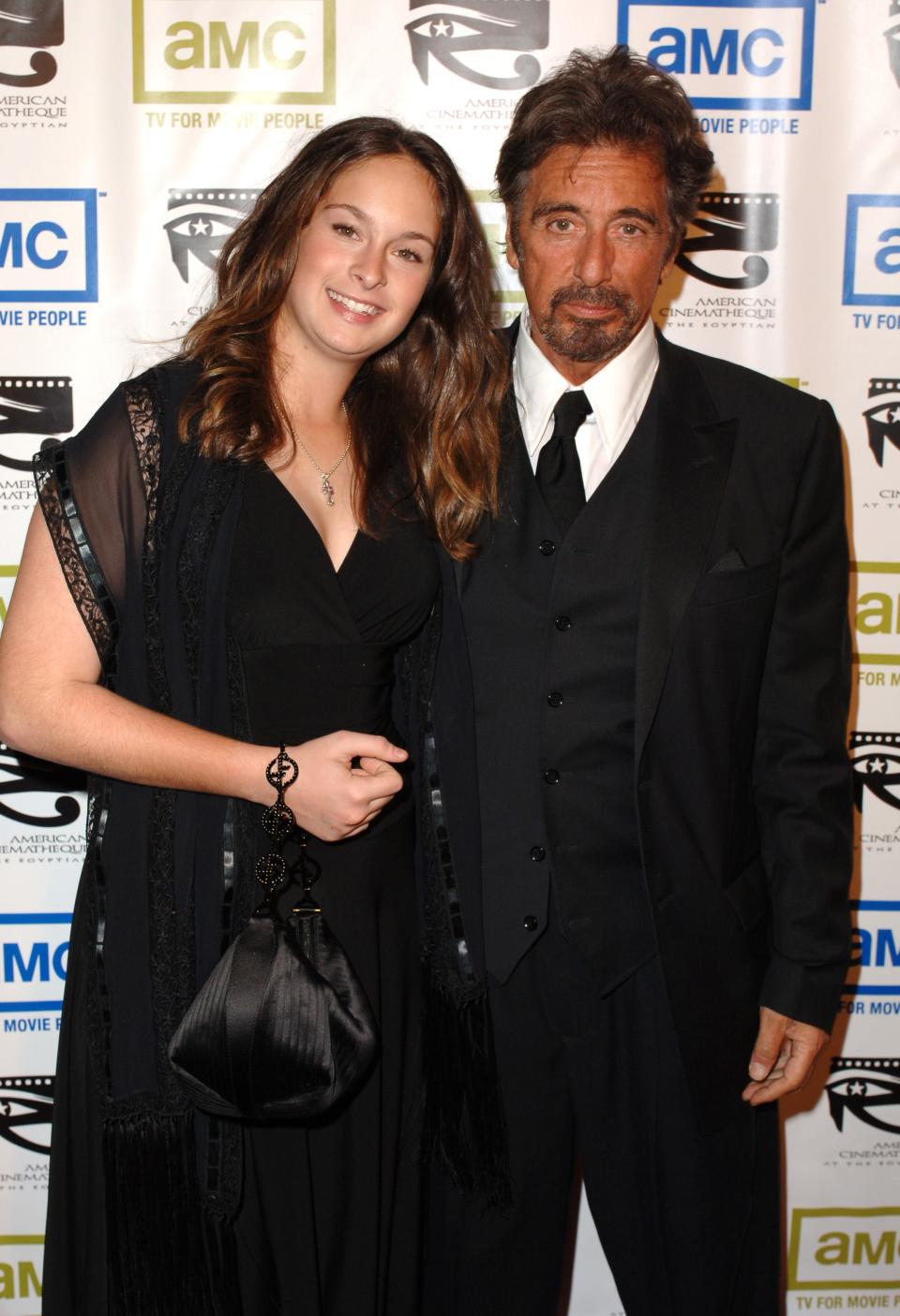 Al Pacino and daughter Julie Pacino during 20th Annual American Cinematheque Award Honoring Al Pacino in 2005.