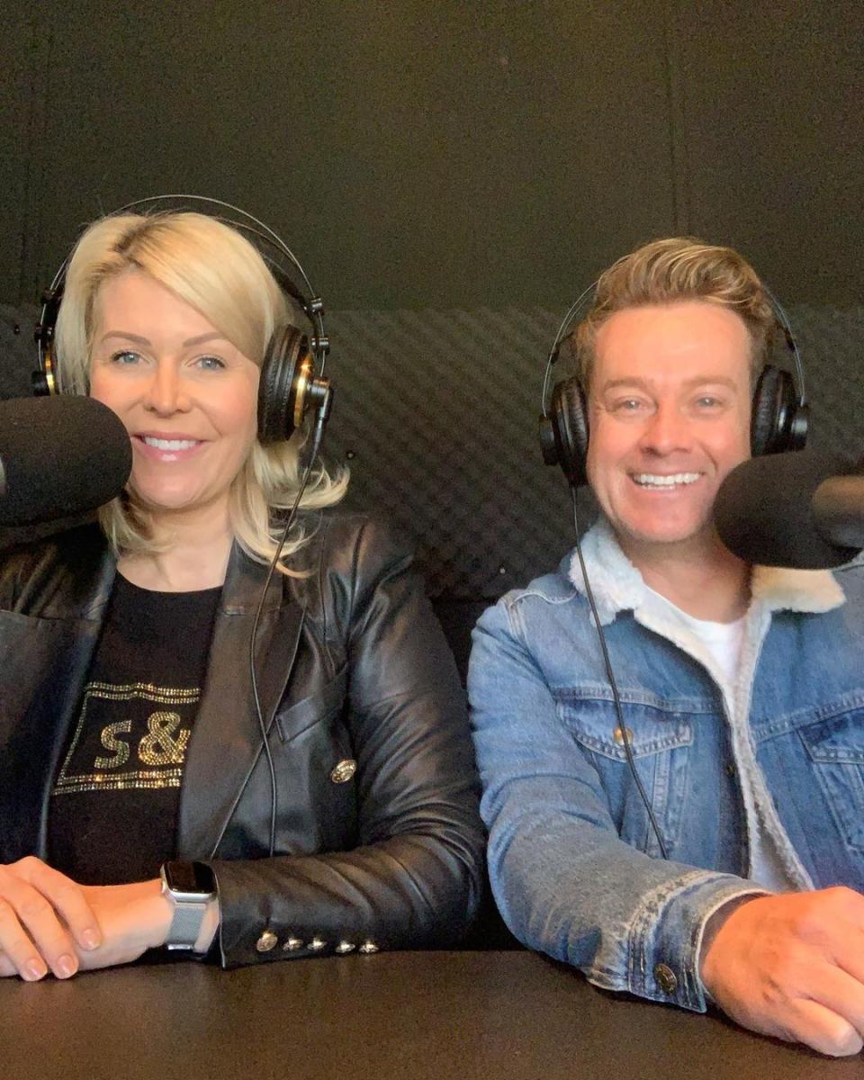 The pair hosts a podcast together called It's All True where Grant has previously opened up about his painkiller addiction. Photo: Instagram/Chezzi Denyer