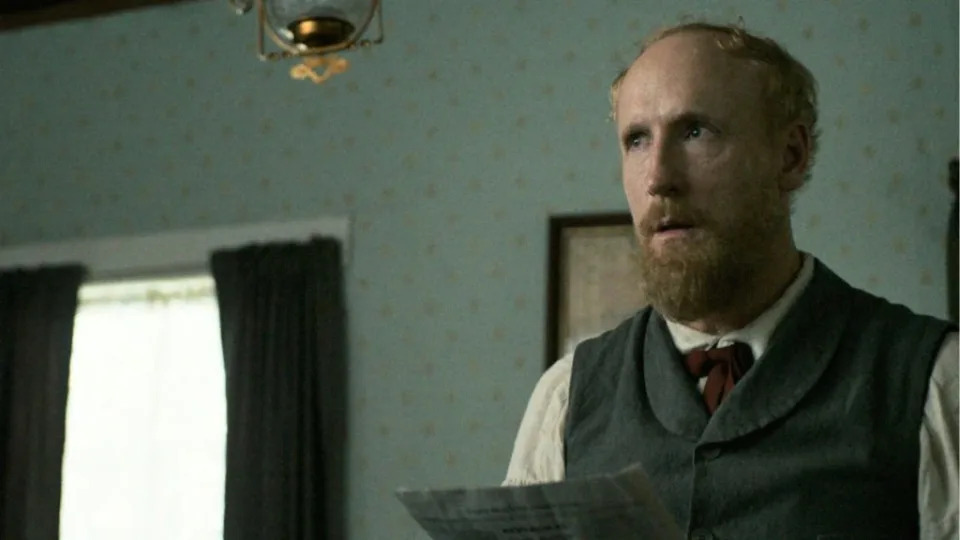 Matt Walsh as Dr. Samuel Mudd  in "Manhunt" (Apple TV+)