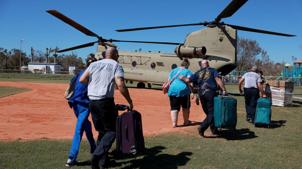 National Guard Hurricane Evacuation