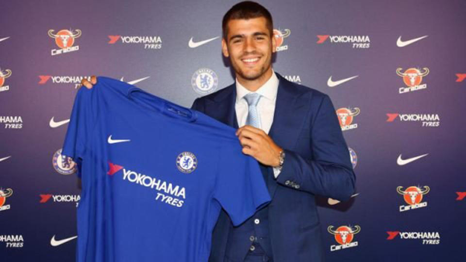 Alvaro Morata is now a Chelsea player