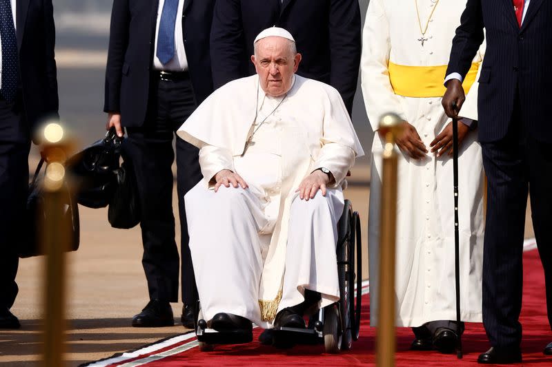 Pope Francis visits South Sudan