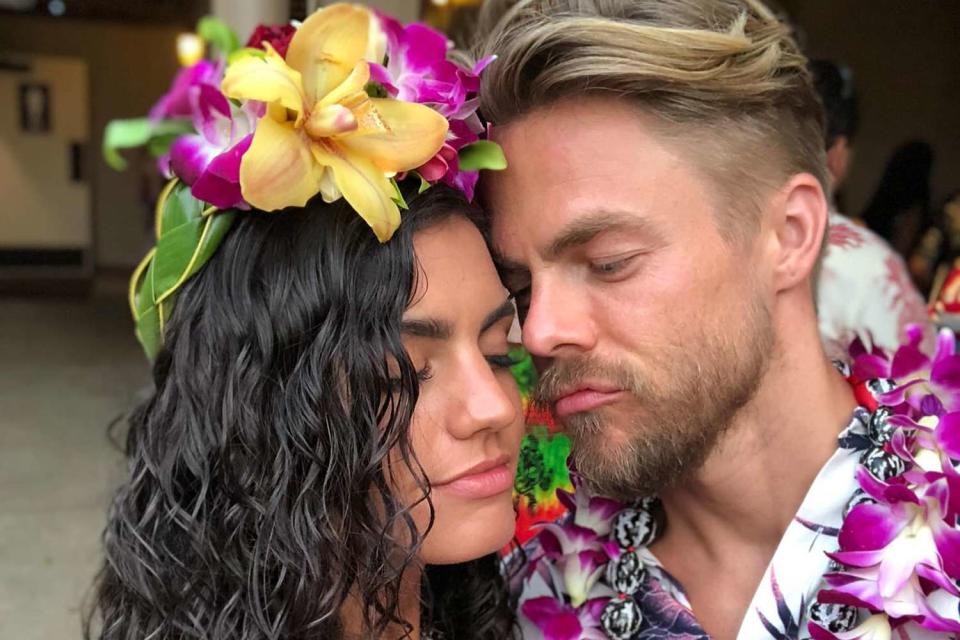 <p>Hayley Erbert/Instagram</p> Hayley Erbert and Derek Hough