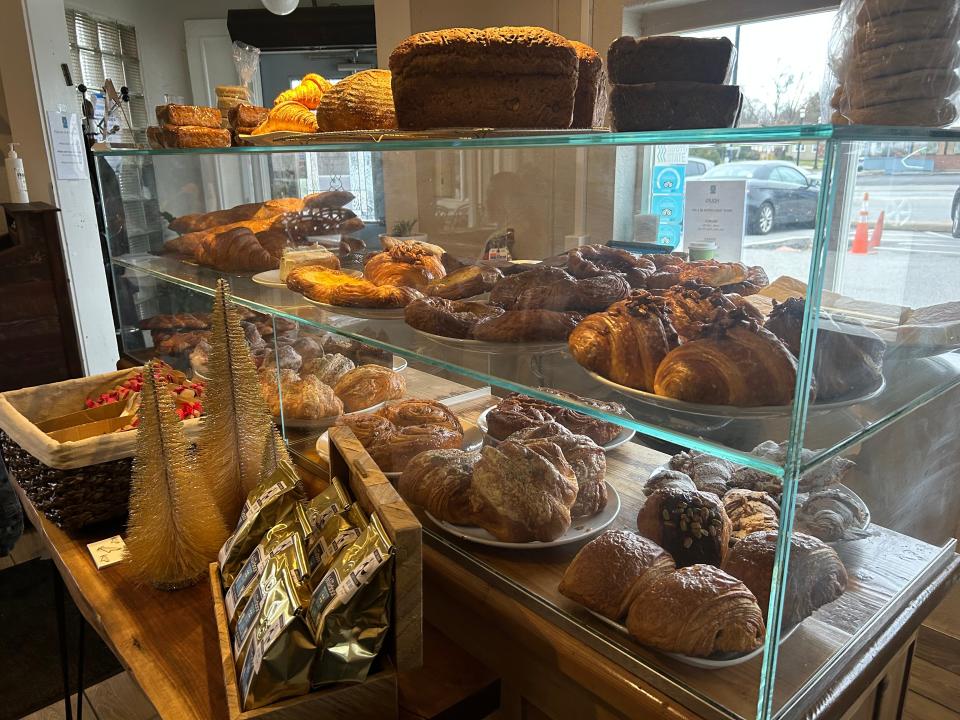 Blue Door's bakery features European pastries and breads.