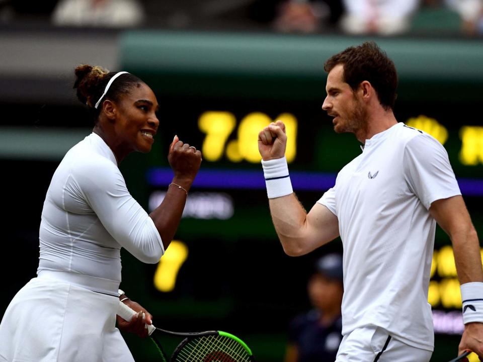 Andy Murray and Serena Williams' Wimbledon match-up continued to impress after they eased into the third round of the mixed doubles.'Murena' - the nickname chosen by Williams - dominated Fabrice Martin and Raquel Atawo to win 7-5 6-3 in front of a thrilled Centre Court crowd.They have proved that their super coupling is much more than just a gimmick and are firm contenders for the title, even if they do play top seeds Bruno Soares and Nicole Melichar in the next round.Please allow a moment for the live blog to load