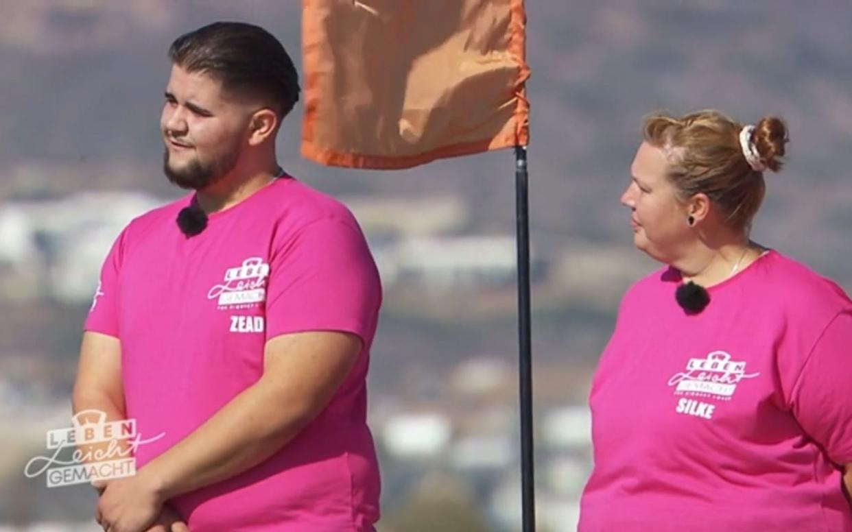 Plötzlich waren sie wieder da: Zead und Silke waren zwei der Überraschungs-Rückkehrer bei "Leben leicht gemacht - The Biggest Loser". (Bild: SAT.1)