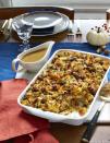 <p>Add some Southern flair to your table with this dish. It calls for cornbread. pears and roasted chestnuts! </p><p>Get the <a href="https://www.womansday.com/food-recipes/food-drinks/recipes/a56465/cornbread-sausage-and-chestnut-stuffing-recipe/" rel="nofollow noopener" target="_blank" data-ylk="slk:Cornbread, Sausage, and Chestnut Stuffing recipe;elm:context_link;itc:0;sec:content-canvas" class="link "><strong>Cornbread, Sausage, and Chestnut Stuffing recipe</strong></a>.</p>