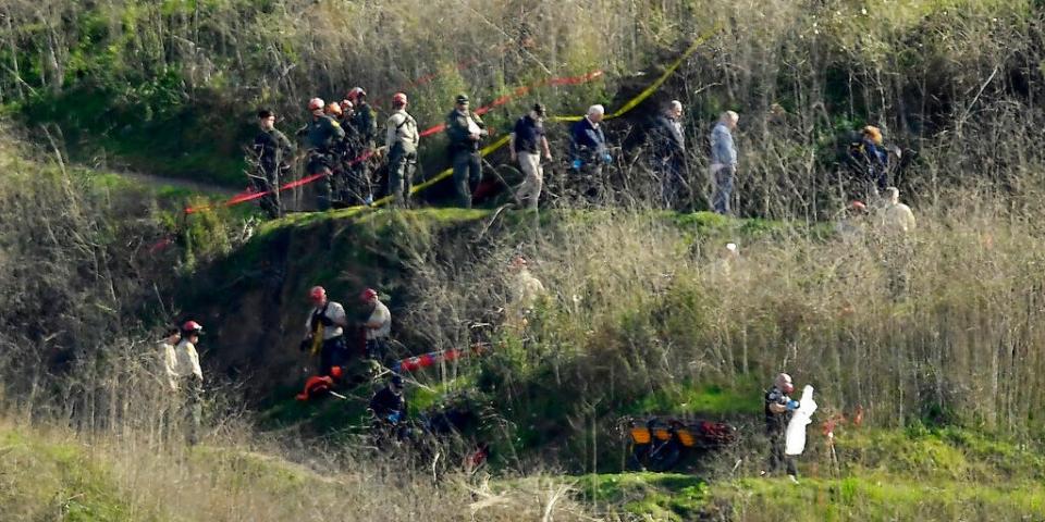 Kobe Bryant helicopter crash site