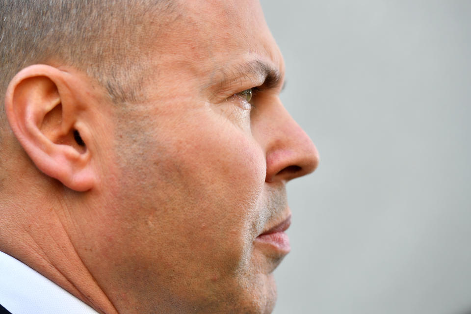 Treasurer Josh Frydenberg at Parliament House in Canberra, October 16, 2019. (AAP Image/Mick Tsikas)