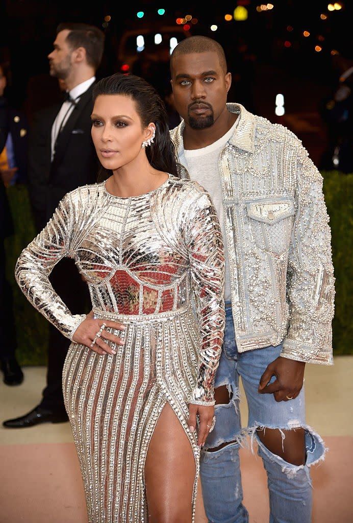 Kim Kardashian and Kanye West