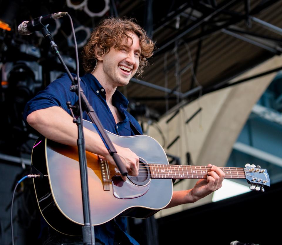 Dean Lewis performs at the Miller Lite Oasis for Summerfest on Friday, July 1, 2022.